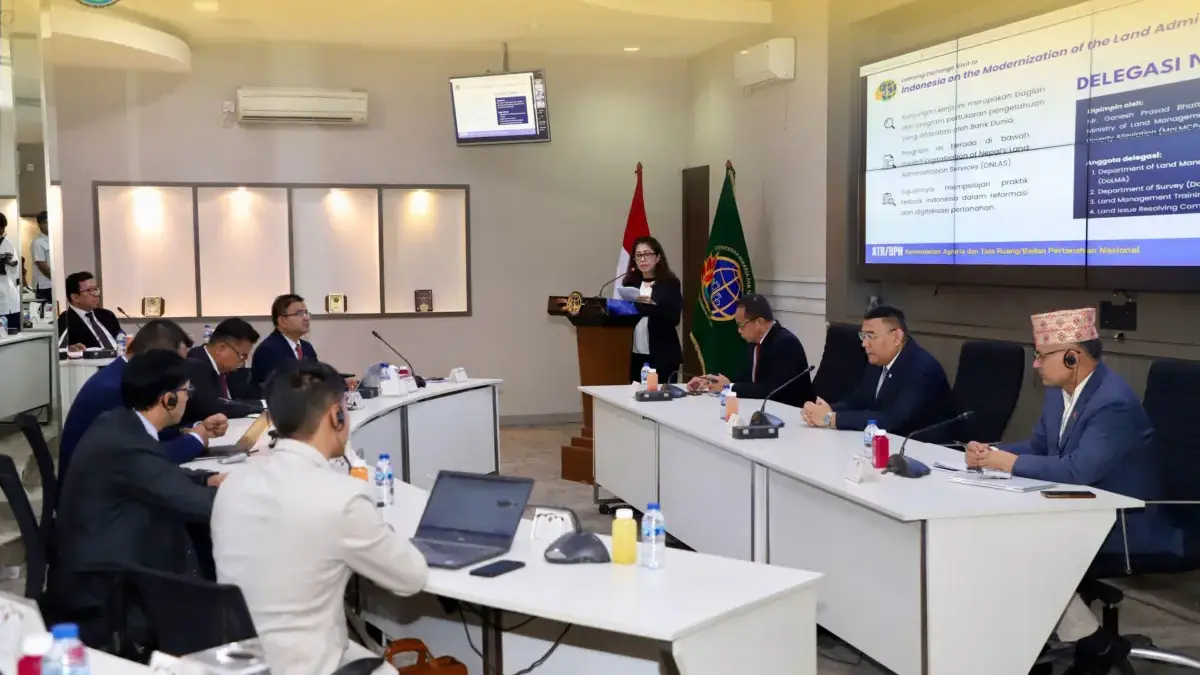 ATR/BPN Terima Delegasi Nepal untuk Learning Exchange dalam Modernisasi Sektor Administrasi Pertanahan