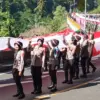 Bendera Raksasa Satukan Warga Sumedang, Kapolres: Momentum Kebersamaan dan Cinta Tanah Air