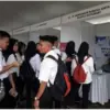 BERJUBEL : Ratusan pencari kerja memenfaatkan momentum job fair yang diselenggarakan Pemerintah Daerah Kabupa