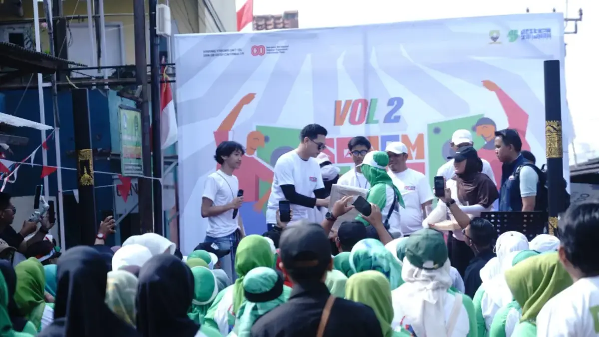 Senam Bersama di Cipajaran, Wabup Fajar Ingatkan Bahaya Judol dan Bank Emok