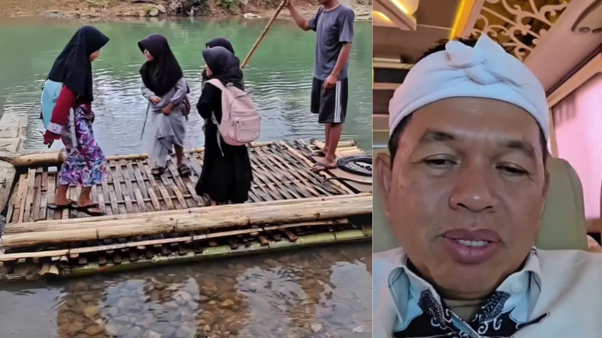Anak-anak Pelosok di Sukabumi Minta Jembatan, Begini Tanggapan Kang Dedi Mulyadi