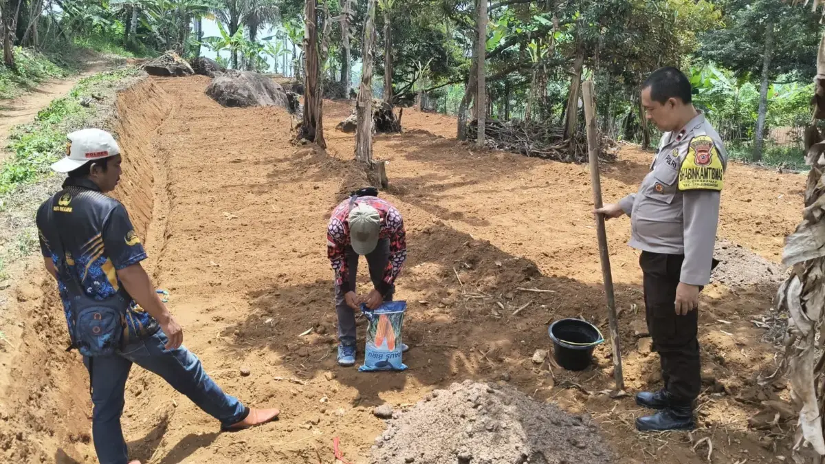 Polisi Dukung Program Ketahanan Pangan