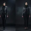 Edit Foto Wanita Berhijab dengan Jaket Kulit Hitam, Tampil Edgy dan Modern
