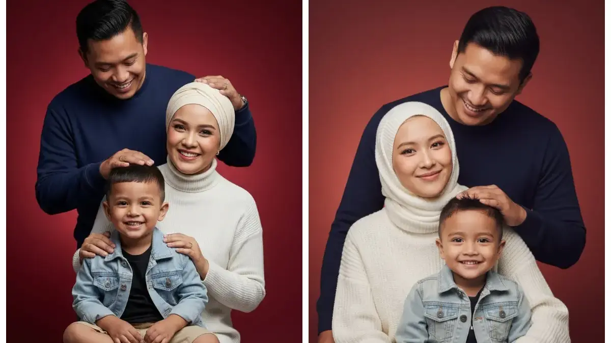 3 Prompt Edit Foto Keluarga Modern dengan Nuansa Hangat dan Artistik