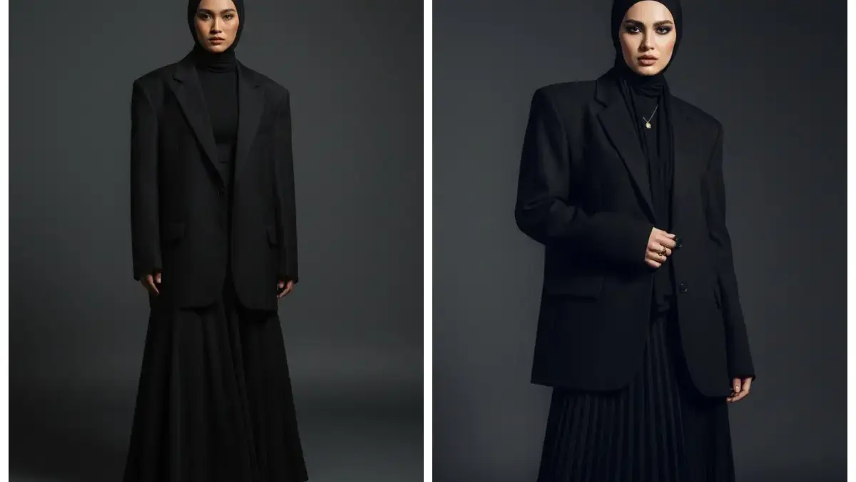 Misterius dan Elegan, Ini Prompt Edit Foto Perempuan dengan Outfit All Black