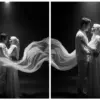 Romance in Monochrome: Prompt Edit Foto Pasangan Dengan Nuansa Romantis Hitam Putih