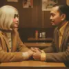 Edit Foto Romantis Retro Vintage Couple di Café Klasik, Hasil Estetik ala Studio