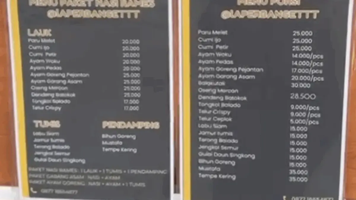 aper Banget di Sumedang, Berapa Sih Harga Menunya? Yuk Cek!