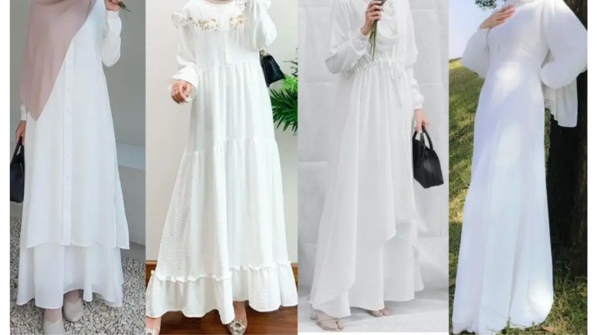 Elegan & Anggun: Gamis Putih Cocok dengan Jilbab Warna Apa Saja?
