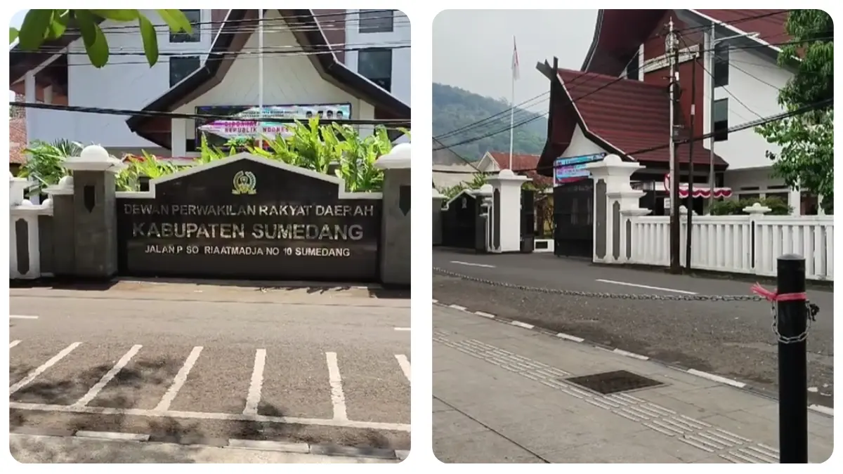 Gedung DPRD Sumedang dan Sekitarnya Terpantau Kondusif