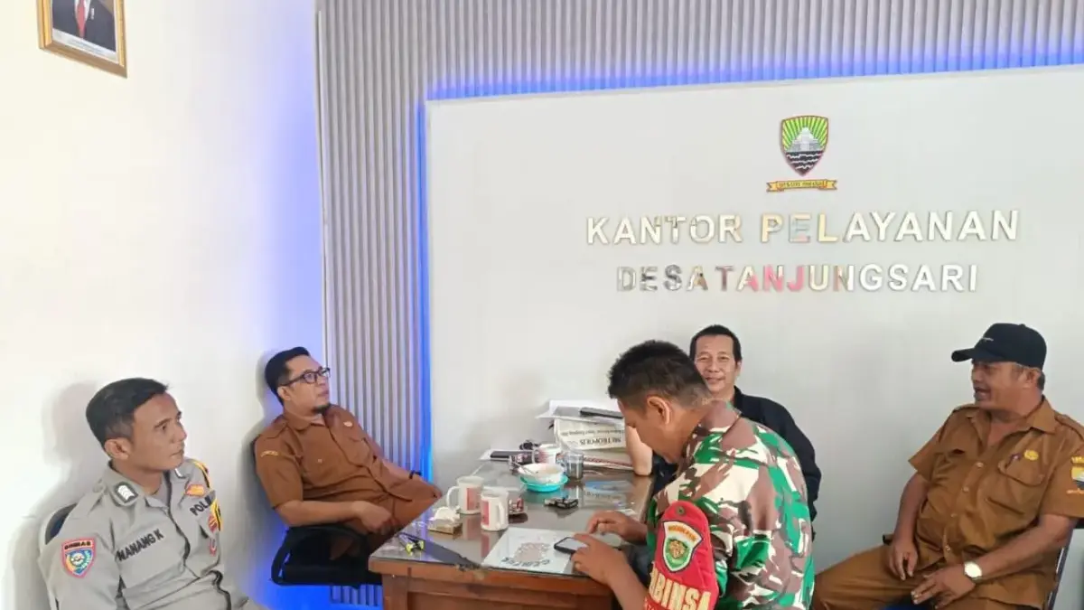 Upaya menjaga keamanan dan ketertiban masyarakat terus digencarkan di wilayah Kecamatan Tanjungsari.