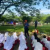 Belajar Seru! SD Cikamuning Ikuti Simulasi Pemadam Kebakaran