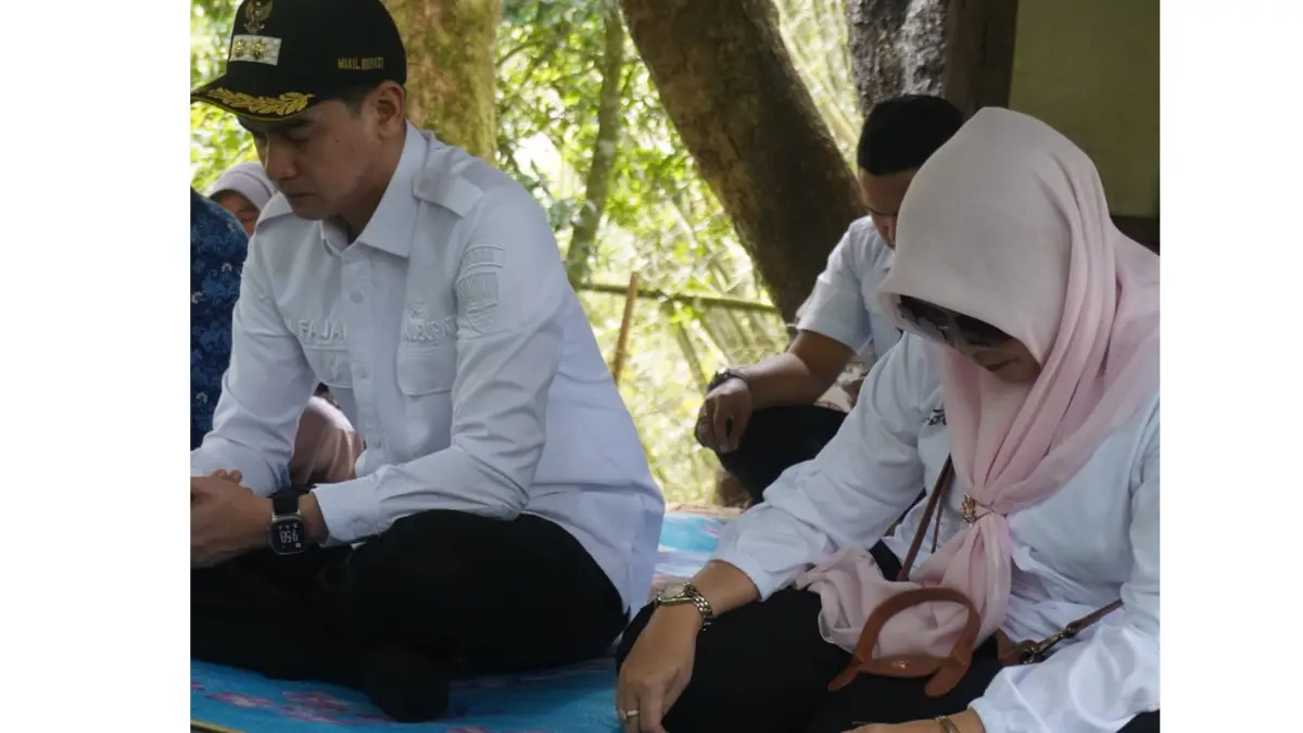 Wabup Fajar Ziarah ke Patilasan Prabu Tadjimalela di Gunung Lingga, Simbol Lestarikan Sejarah