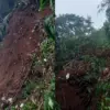 Tebing Setinggi 15 Meter Longsor di Ciherang, Satu Rumah Warga Terancam Tertimbun