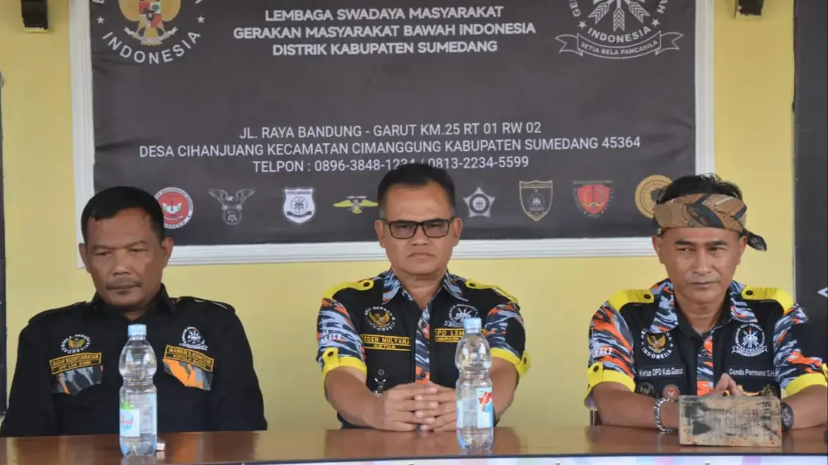 Ketua Distrik Deden Mulyana Tegaskan Pentingnya Soliditas dalam Rakerdis GMBI Sumedang