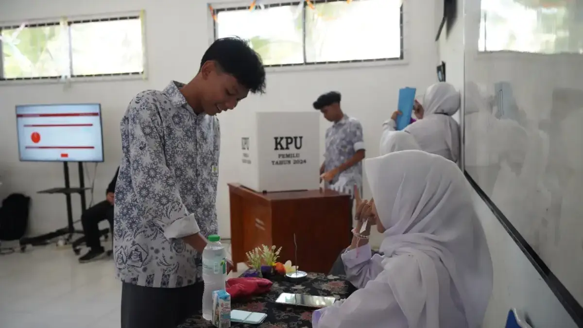 E-Voting Jadi Inovasi Pemilihan Ketua OSIS di SMA Plus Guna Cipta