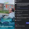 Seorang Pemotor Ngamuk Setelah Ditegur Karena Aksi Ugal-ugalan di Jalan Raya