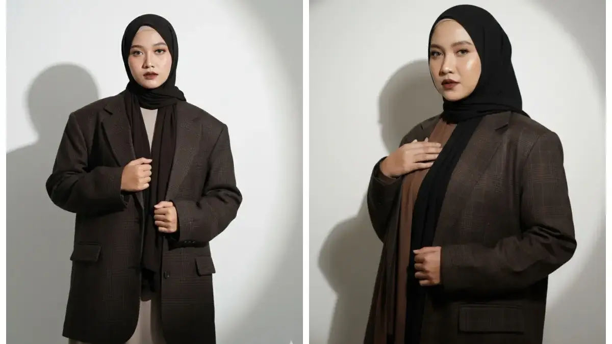 Berwibawa Tapi Gaul! Ini 5 Prompt Ai Edit Foto Cewek Pakai Jas Oversize