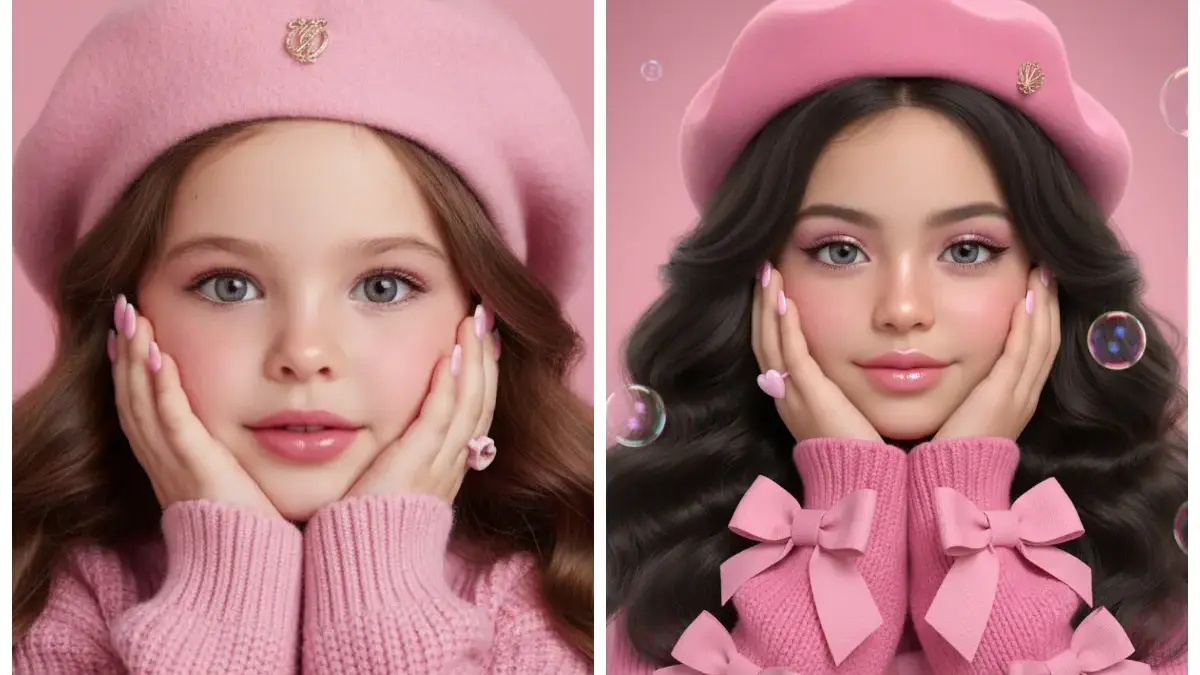 Daftar Prompt AI Edit Foto Anak Perempuan Dari Outfit Pink Lucu Sampai Pose Ala Bidadari