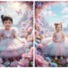 10 Prompt Edit Foto Anak Perempuan Dari Pose Ala Bidadari Sampai Fotbar Sama Kuromi Dengan AI