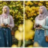 Simpel Tapi Estetik! Ini Kumpulan Prompt Edit Foto Cewe Membawa Kamera di Taman Bunga Primrose