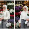 Bikin Kamu Tambah Manis! 5 Prompt Edit Foto AI Cewe Estetik di Tokok Bunga Membawa Buket