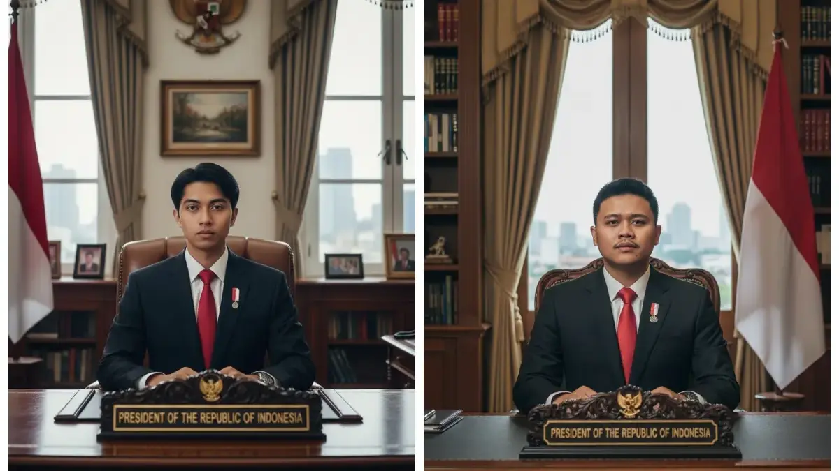 4 Prompt Edit Foto AI jadi Presiden Indonesia Duduk di Istana Negara