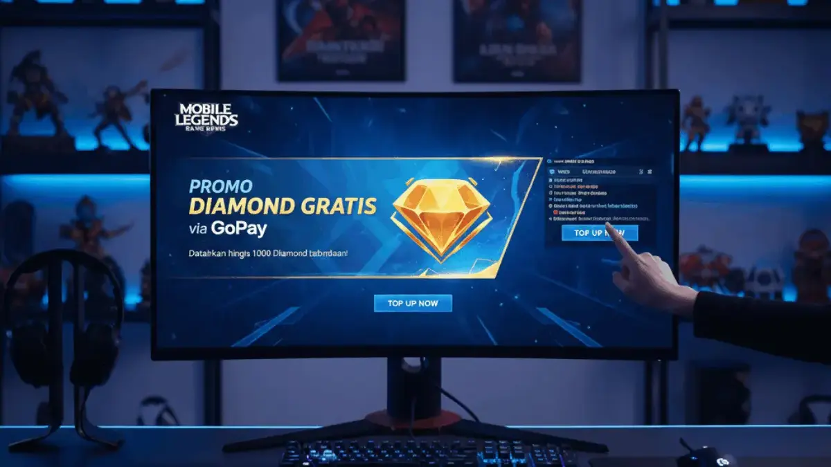 Promo Gila! Top Up ML Gratis GoPay, Cashback 100% Buat Pengguna Baru Promo Gila! Top Up ML Gratis GoPay, Cashback 100% Buat Pengguna Baru