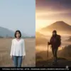 Tutorial Photo Editing: Ubah Potret Jadi Cewek Pendaki Keren (Gaya Tampomas yang Warm & Dramatis)