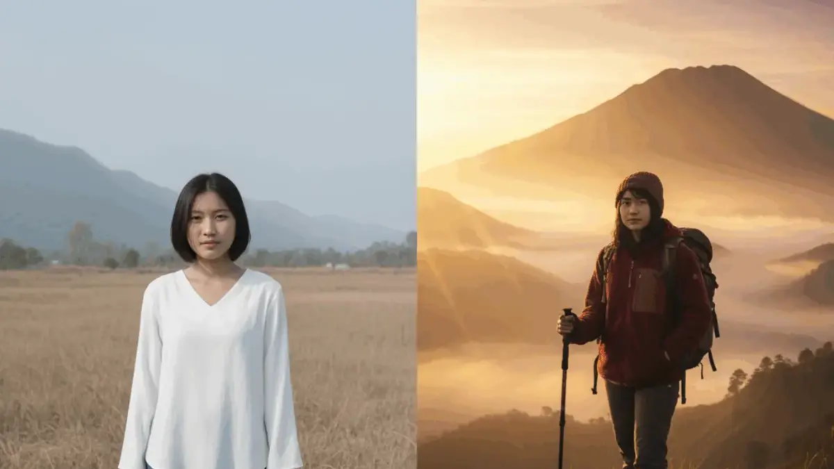 Tutorial Photo Editing: Ubah Potret Jadi Cewek Pendaki Keren (Gaya Tampomas yang Warm & Dramatis)