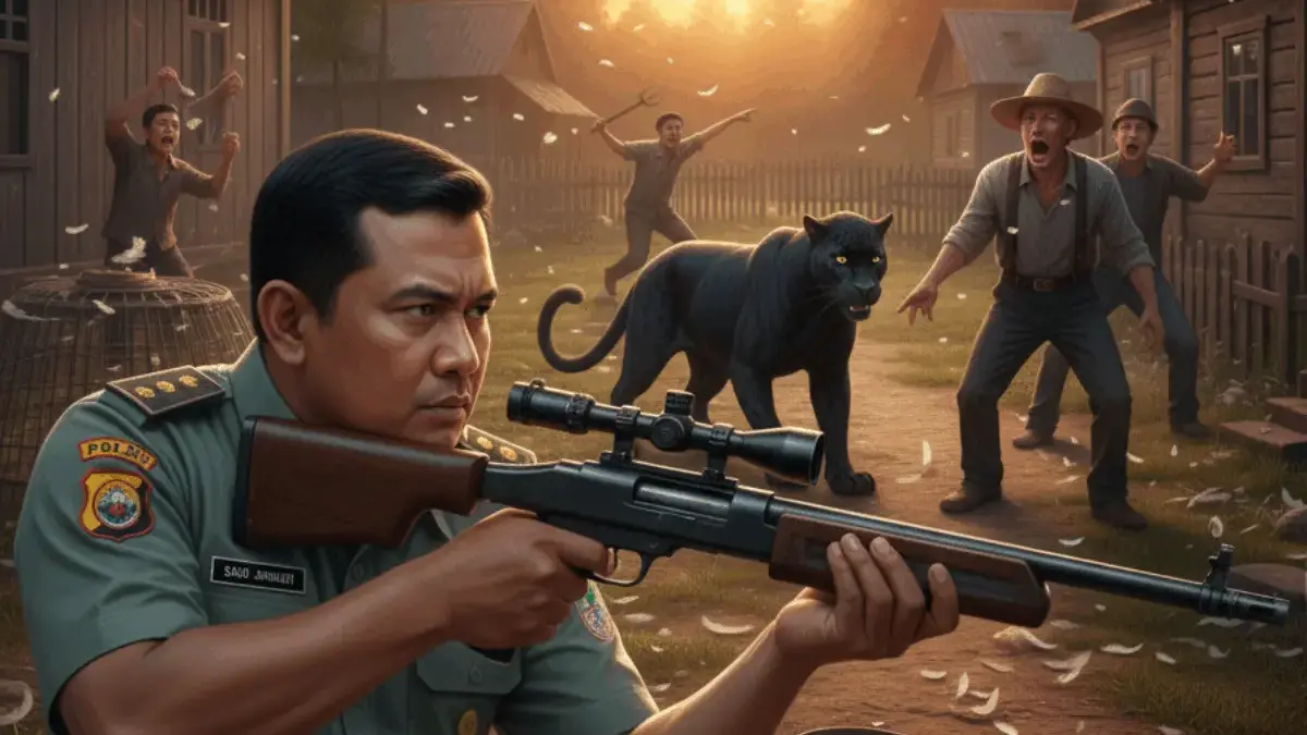 BKSDA Siapkan Tembak Bius untuk Amankan Macan Kumbang dari Kareumbi