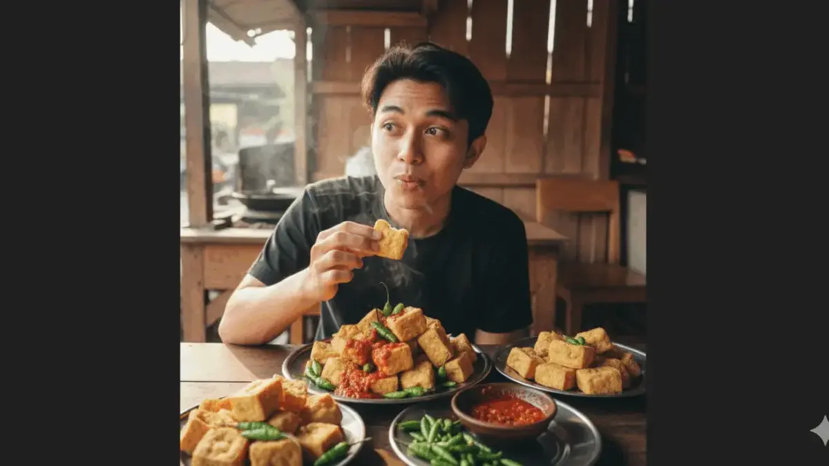 Kumpulan Prompt Edit Foto Gemini AI Mukbang Tahu Sumedang, Realistis dan Bikin Ngiler