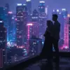 5 Promp AI Edit Foto Romantis, Memandangi Langit Malam di Atap Gedung Bersama Pacar