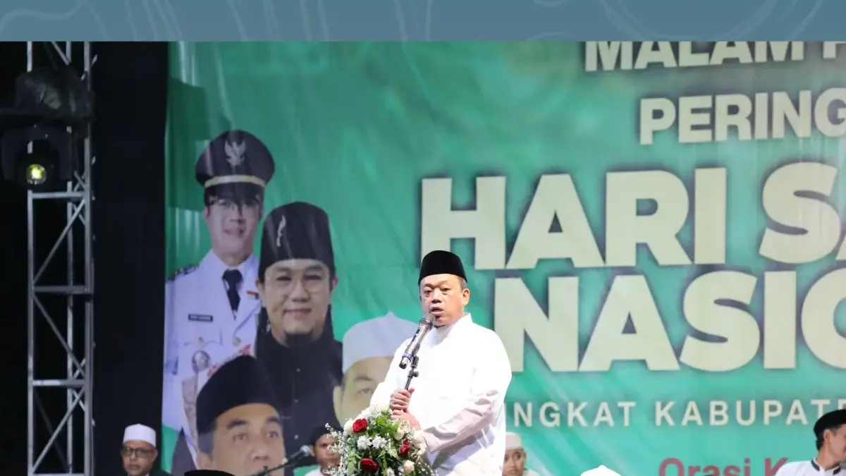 Peringati Hari Santri Nasional, Menteri Nusron Tegaskan Peran Santri dalam Sejarah Bangsa Peringati Hari Santri Nasional, Menteri Nusron Tegaskan Peran Santri dalam Sejarah Bangsa