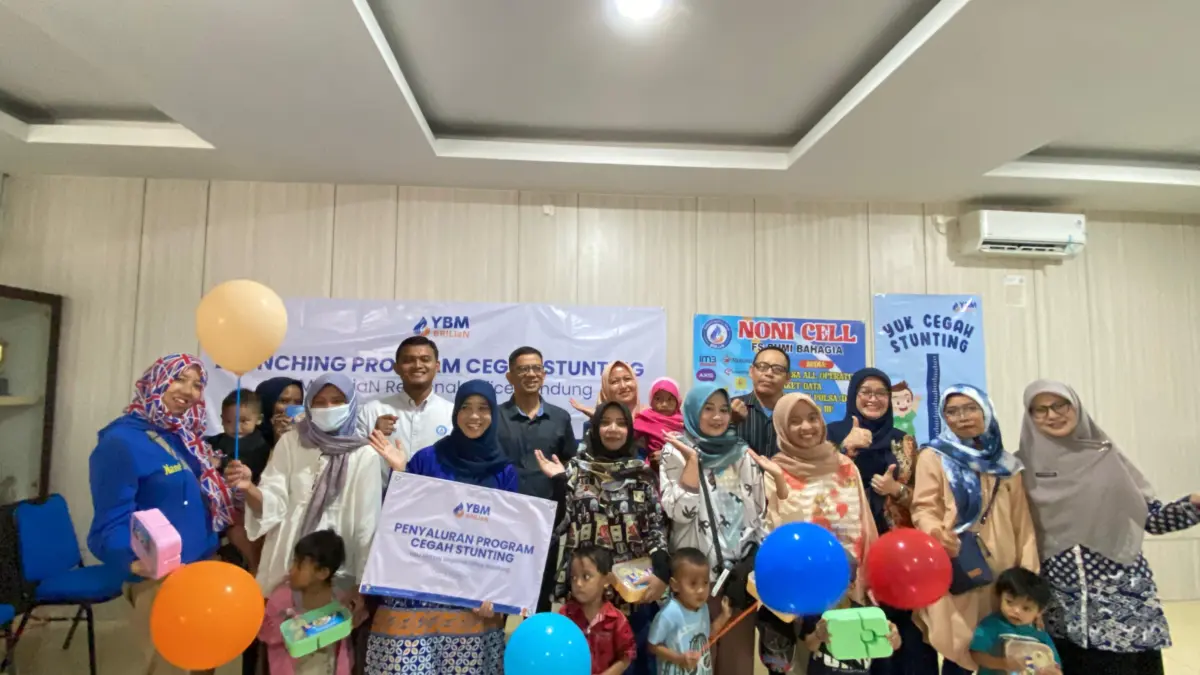 BRI melalui YBM BRILiaN Region 9 Luncurkan Program Cegah Stunting di Kota Bandung