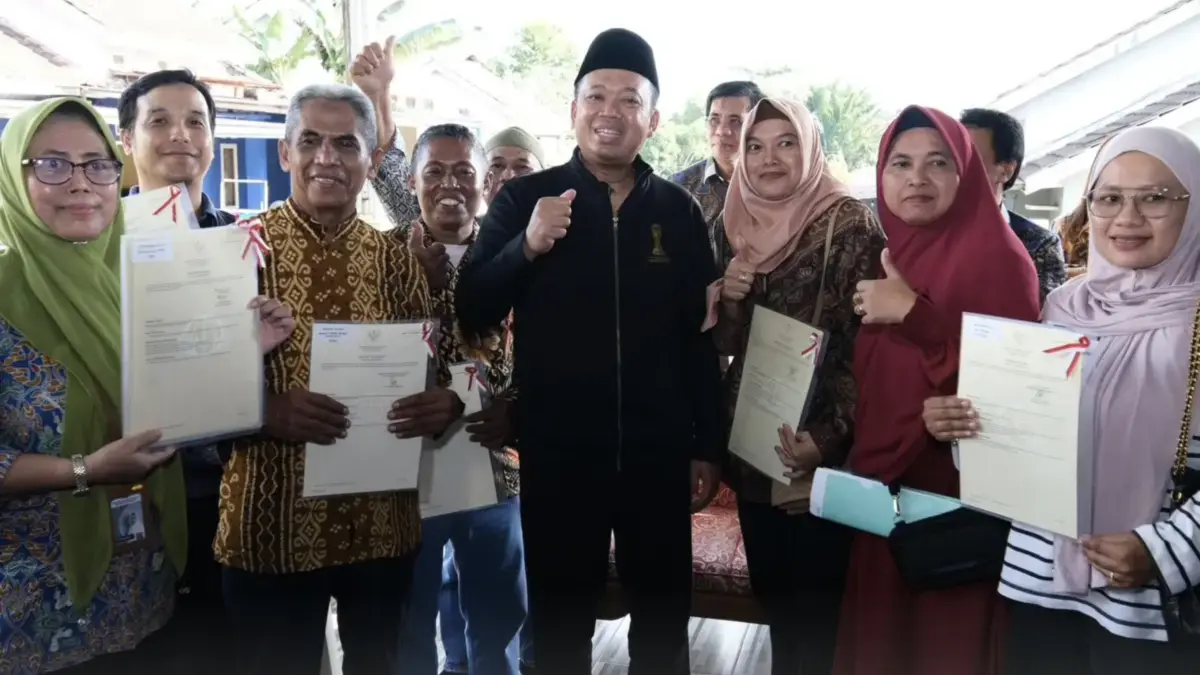 Setahun Menteri Nusron, Nilai Ekonomi Pendaftaran Tanah Capai Rp1.021 Triliun