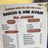 Daftar Harga Menu Bakso Wonogiri Terlengkap di Jatinangor (Siap-siap Kalap!