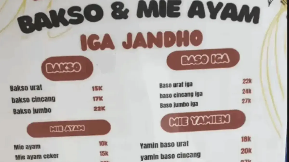 Daftar Harga Menu Bakso Kaboel Iga Khas Wonogiri Terlengkap di Jatinangor Siap-siap Kalap! Daftar Harga Menu Bakso Wonogiri Terlengkap di Jatinangor (Siap-siap Kalap!