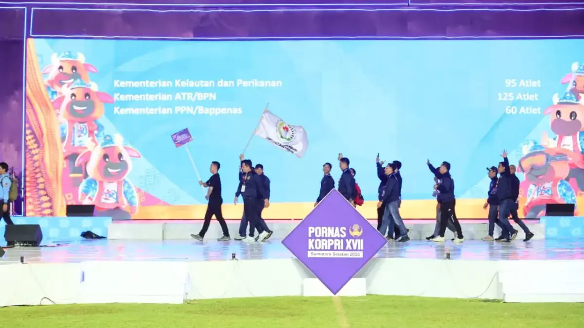 PORNAS XVII KORPRI Resmi Dibuka, Kementerian ATR/BPN Siap Perebutkan Juara di 7 Cabang Olahraga