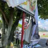 Satpol PP Sumedang Bongkar Reklame Ilegal di Tanjungsari, Jaga Ketertiban dan Kepatuhan Perda