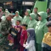 Doa Bersama dan Santunan Warnai HUT ke-80 TNI di Koramil 1004 Tanjungsari