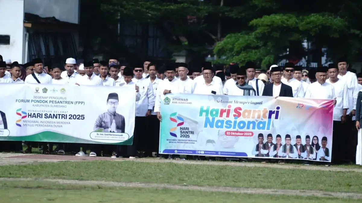 Hari Santri Nasional 2025 di Sumedang: Momentum Kebangkitan Santri Menuju Peradaban Dunia