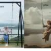 Gemini AI Hasilkan Foto Estetik: Tutorial Edit Gaya Vintage di Spot Giant Swing Tanjung Duriat dengan Latar Wa