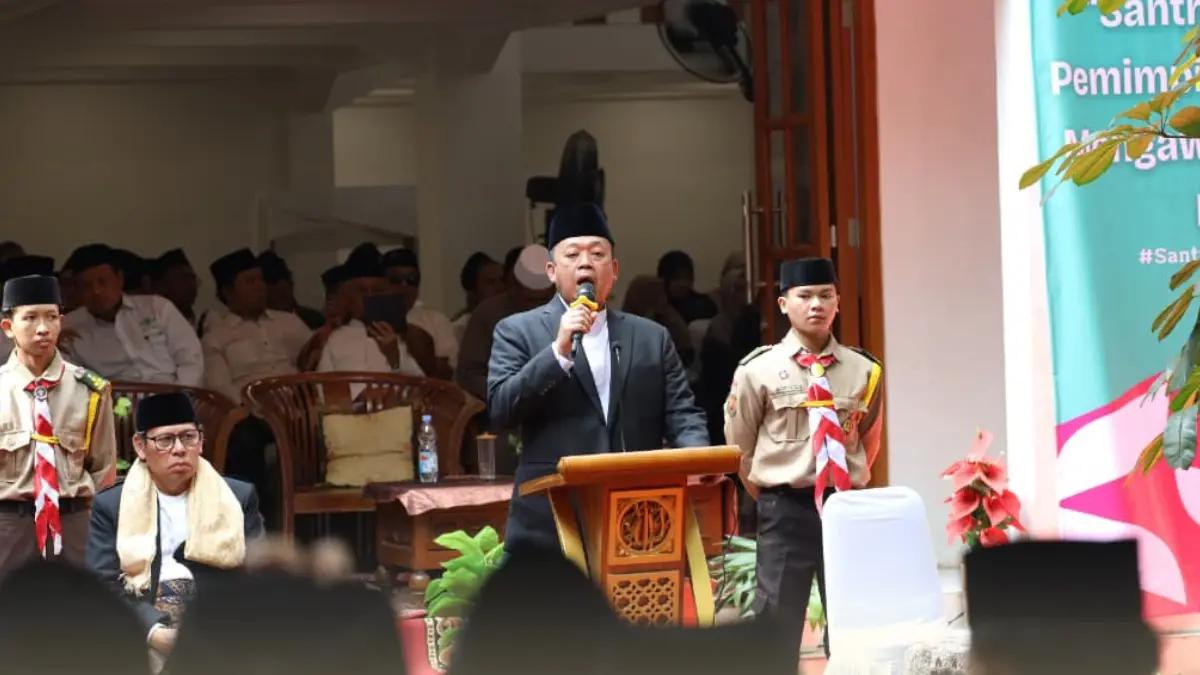 Menteri Nusron Harapkan Santri Masuk ke Dalam Panggung Nasional