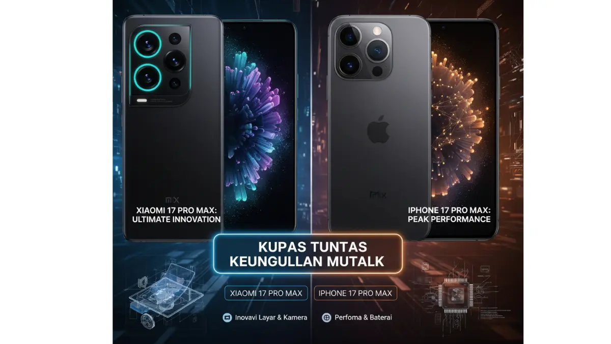 Kupas Tuntas Keunggulan Mutlak Xiaomi 17 Pro Max dan iPhone 17 Pro Max: Inovasi