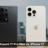 Xiaomi 17 Pro Max vs. iPhone 17: Detail Perbedaan Desain yang Wajib Kamu Tahu