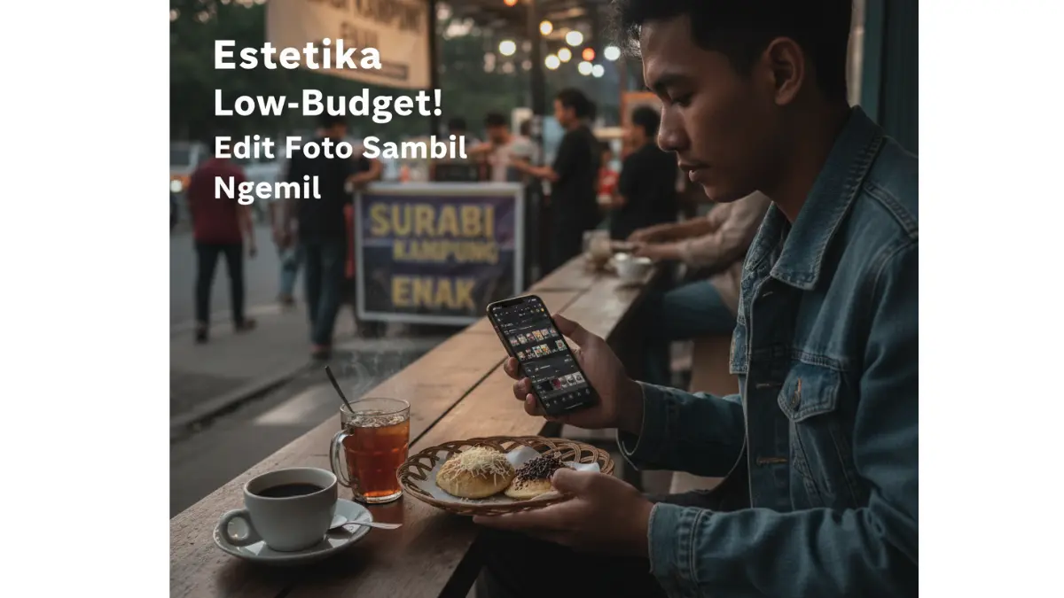 Estetika Low-Budget! Trik Kilat Edit Foto HP Sambil Nongkrong Surabi di Sumedang