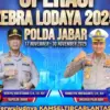 Operasi Zebra Lodaya 2025 Dimulai Besok, Pengawasan Ketat dengan ETLE dan Pendekatan Humanis