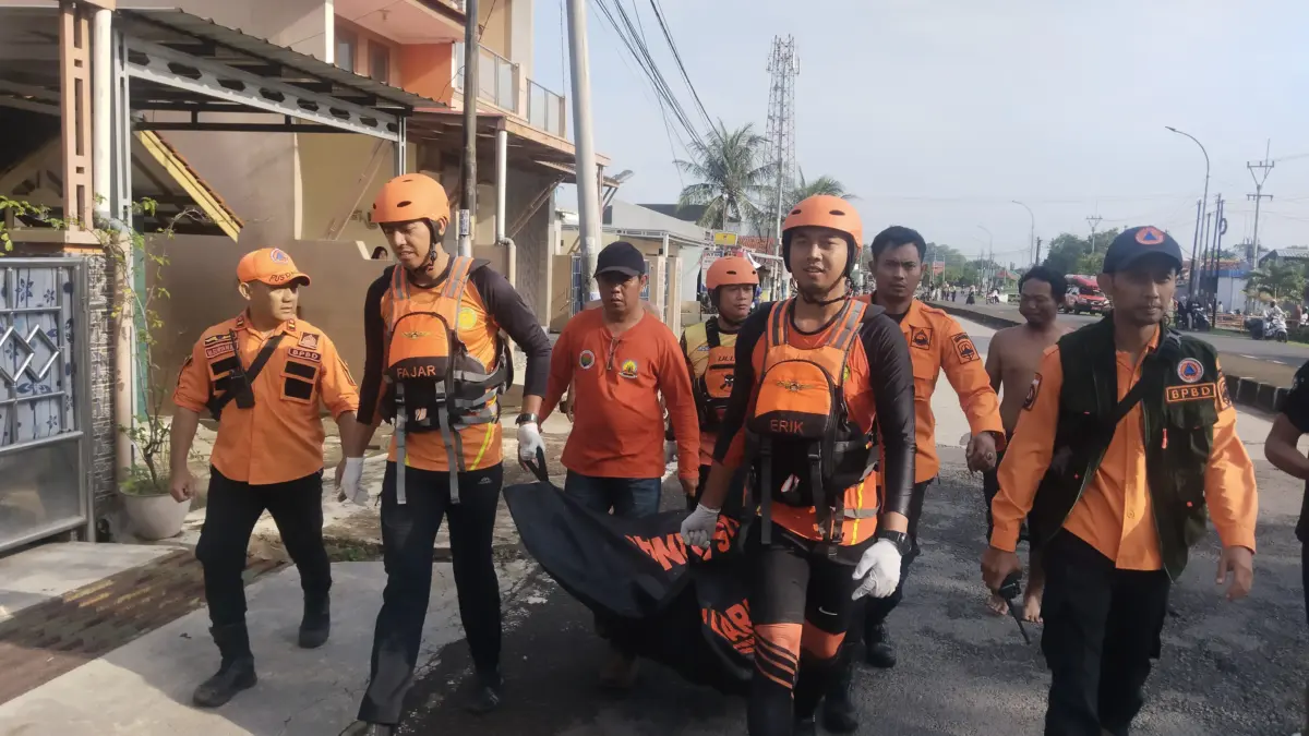 Bocah 5 Tahun Tenggelam di Sungai Cubluk Kertajati Ditemukan Meninggal Dunia oleh Tim SAR Gabungan