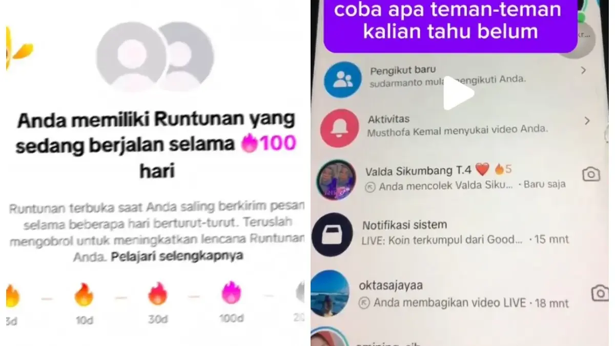 Mengenal Arti dan Cara Kerja Streaks TikTok, Tren Simbol Kedekatan yang Lagi Viral Mengenal Arti dan Cara Kerja Streaks TikTok, Tren Simbol Kedekatan yang Lagi Viral